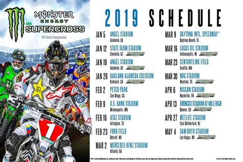 2025 Supercross TV & Streaming Schedule